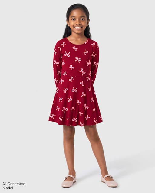 Girls Print Everyday Dress