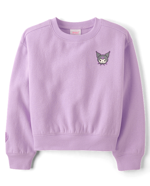 Girls Hello Kitty® Embellished Premium Fleece Sweatshirt