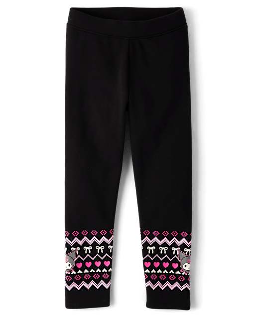 Girls Hello Kitty® Fairisle Winter Warm Leggings
