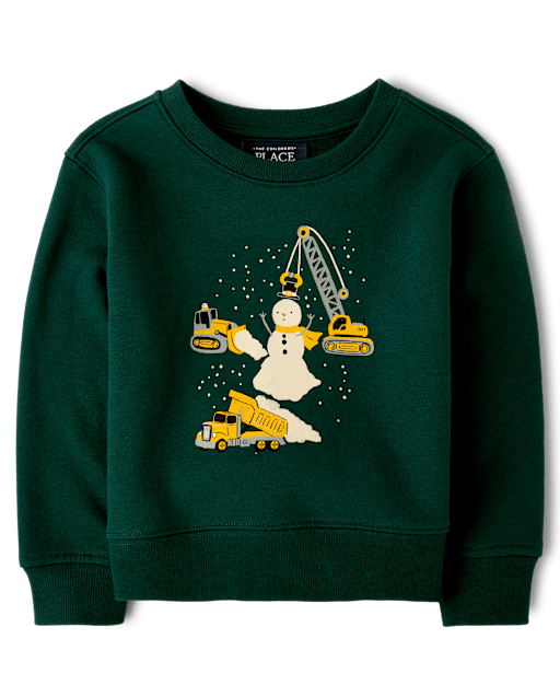 Toddler Boys Holiday Premium Fleece Sweatshirt