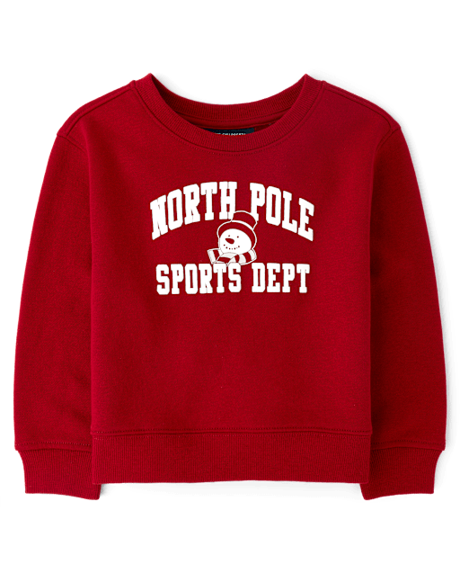 Toddler Boys Holiday Premium Fleece Sweatshirt