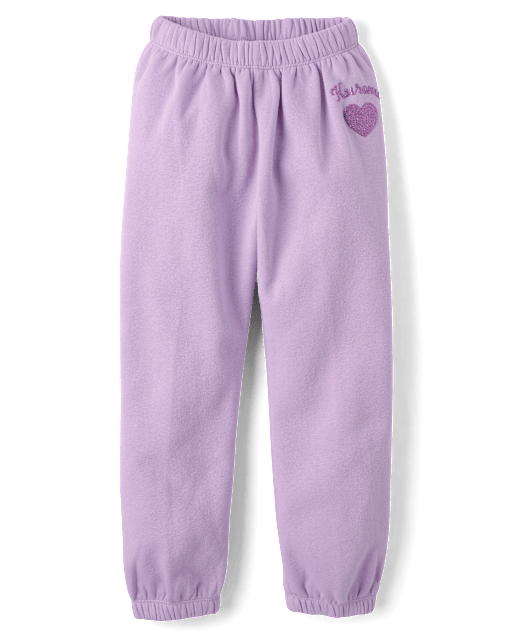 Girls Hello Kitty® Embellished Premium Fleece Barrel Sweatpants