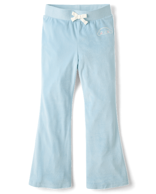 Girls Hello Kitty® Embroidered Velour Sweatpants
