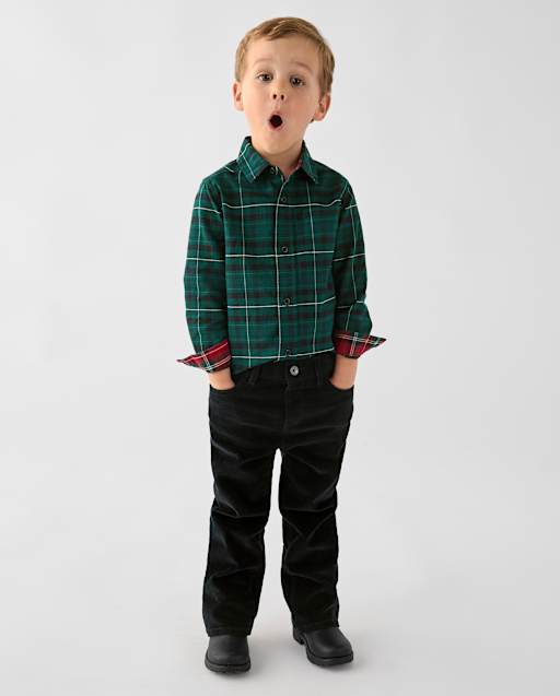 Baby And Toddler Boys Corduroy Straight Pants