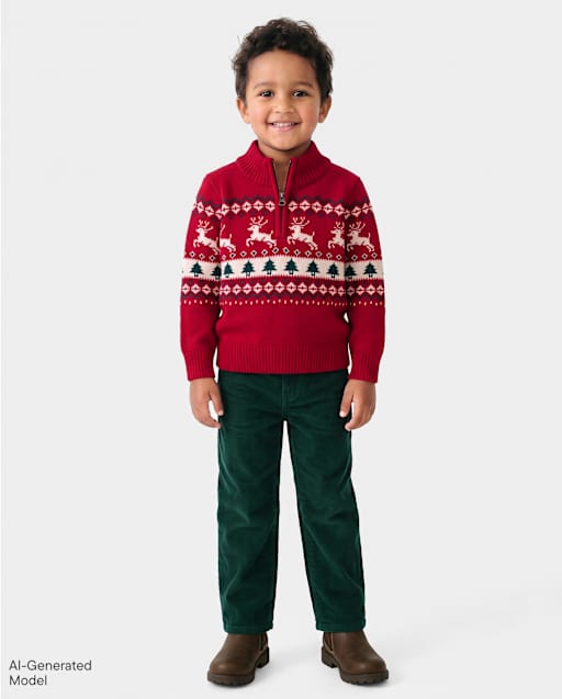 Baby And Toddler Boys Corduroy Straight Pants