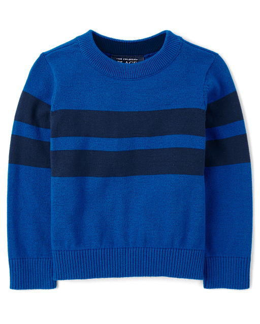 Toddler Boys Striped Sweater