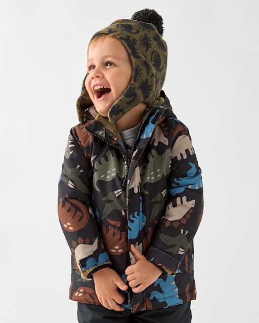 Toddler Boys Print 3 in 1 Jacket