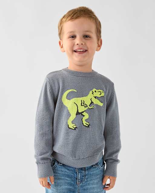 Toddler Boys Intarsia Sweater
