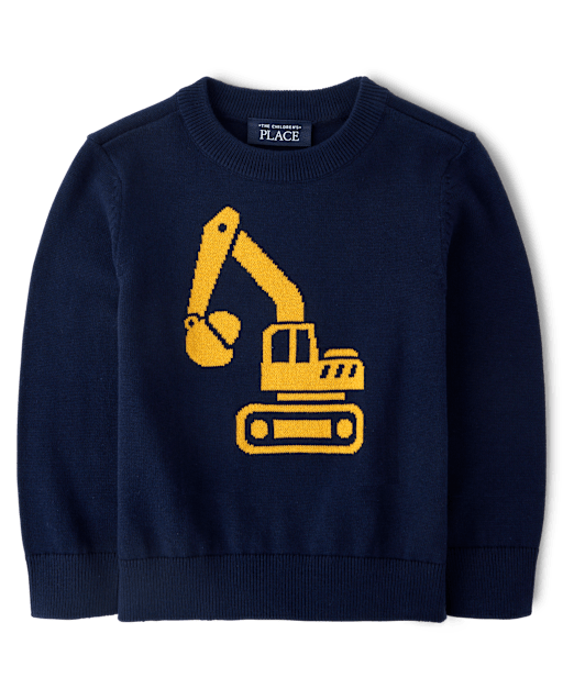 Toddler Boys Intarsia Sweater