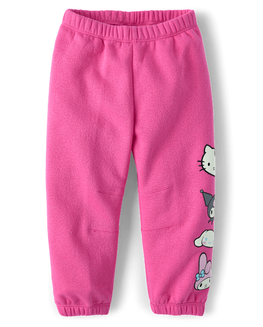 Toddler Girls Hello Kitty® Embellished Premium Fleece Barrel Sweatpants