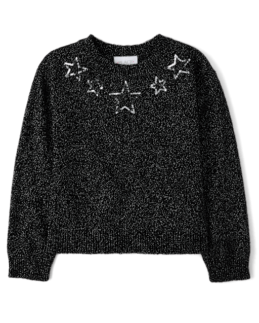 Girls Embellished Icon Sweater