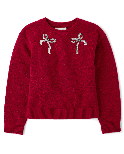 Girls Embellished Icon Sweater