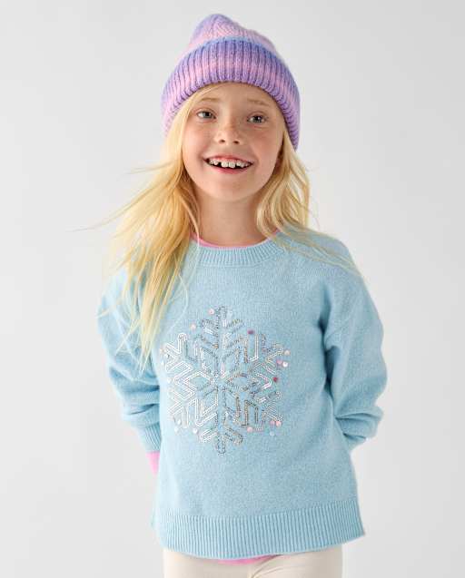 Girls Embellished Icon Sweater
