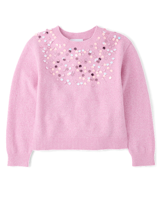Girls Embellished Icon Sweater