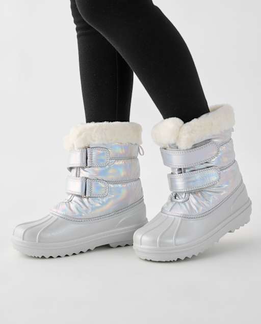 Girls Lace Up All Weather Boots
