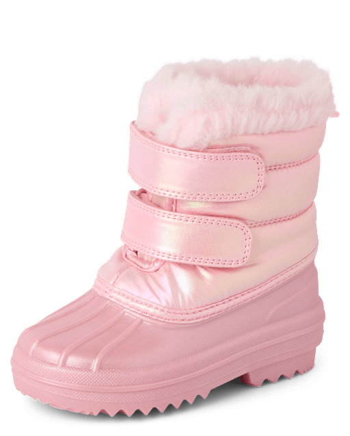 Toddler Girls Faux Fur Lined All Weather Boots