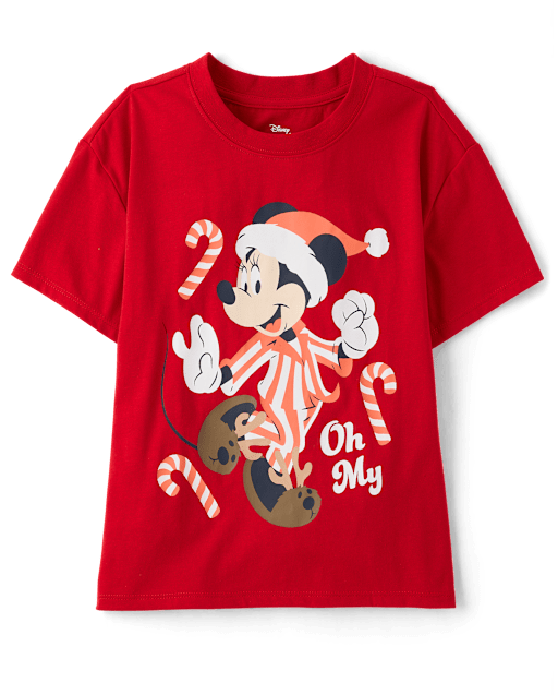 Girls Minnie Mouse™ Candy Cane Graphic Tee
