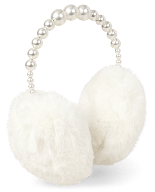 Girls Faux Pearl Ear Muffs
