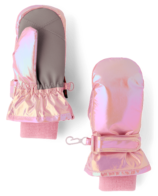 Toddler Girls Print Ski Mittens