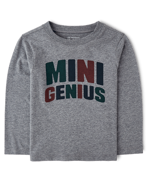 Baby And Toddler Boys Mini Genius Graphic Tee