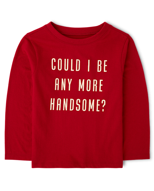 Baby And Toddler Boys Handsome Graphic Tee