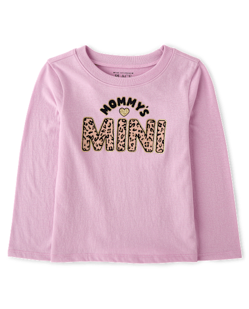 Baby And Toddler Girls Mommy's Mini Graphic Tee