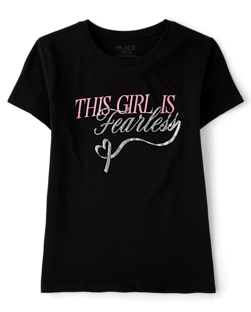 Girls Fearless Graphic Tee