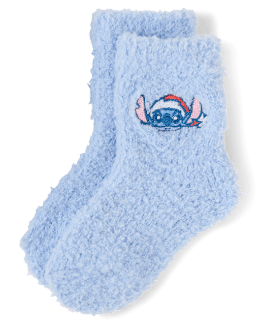 Kids Stitch™ Embroidered Holiday Cozy Socks