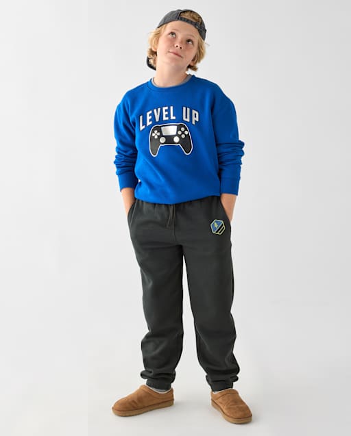 Boys Graphic Premium Fleece Jogger Pants