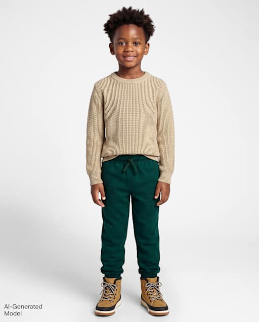 Boys Premium Fleece Jogger Pants