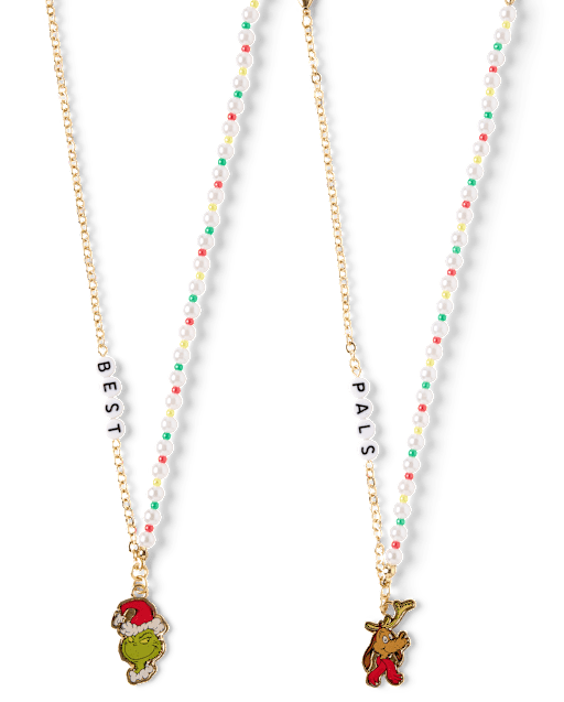 Girls Dr Seuss The Grinch™ BFF Necklace 2-Pack