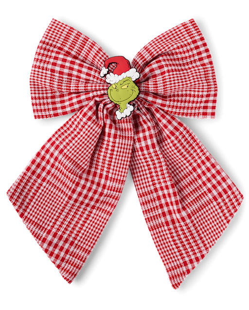Girls Dr. Seuss The Grinch™ Plaid Bow Hair Clip
