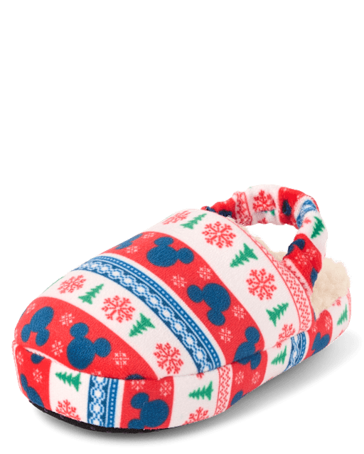 Toddler Mickey Mouse™ Holiday Fairisle Slippers