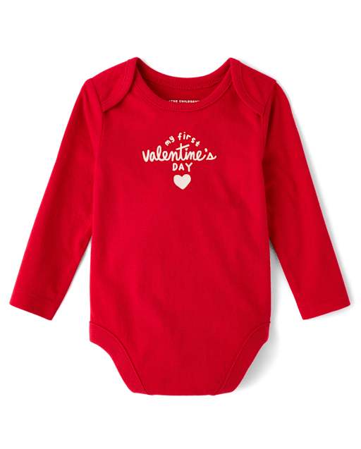 Baby First Valentine's Day Graphic Bodysuit