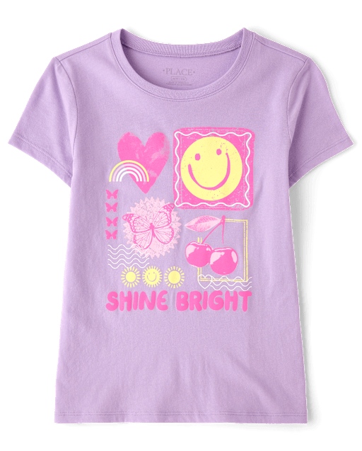 Girls Shine Bright Graphic Tee