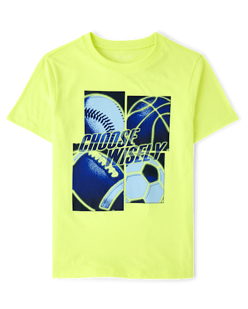 Boys Choose Wisely Sports Graphic Tee