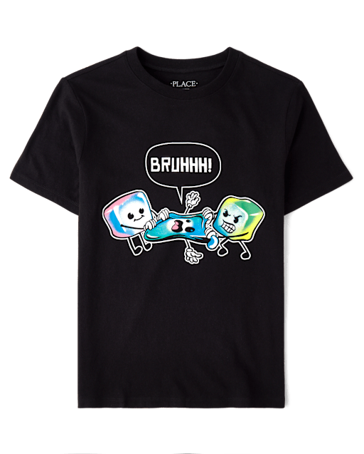 Boys Squishy Bruh Graphic Tee