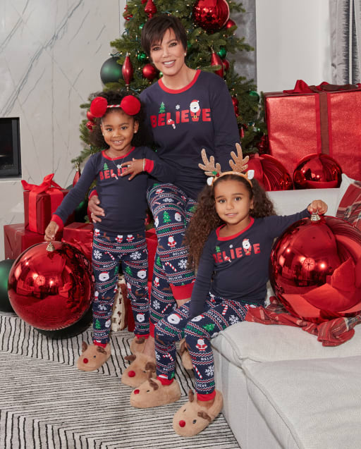 Matching Family Pajamas - Believe In Santa Collection