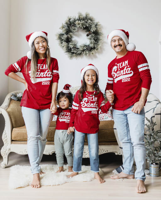 Matching Family Graphic Tees - Team Santa 2022 Collection
