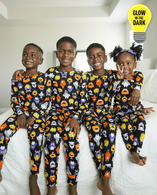 Matching Family Pajamas - Glow Monster Mashup Collection