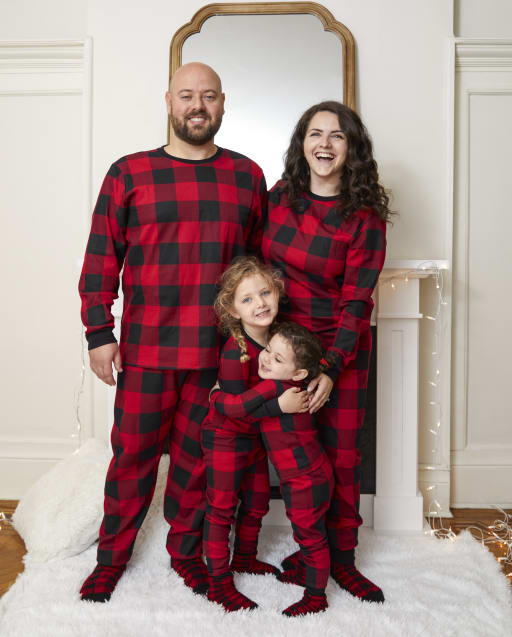Matching Family Pajamas - Red Thermal Buffalo Plaid Collection