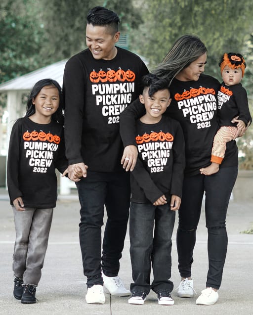 Matching Family Graphic Tees - Pumpkin Picking Crew 2022 Collection