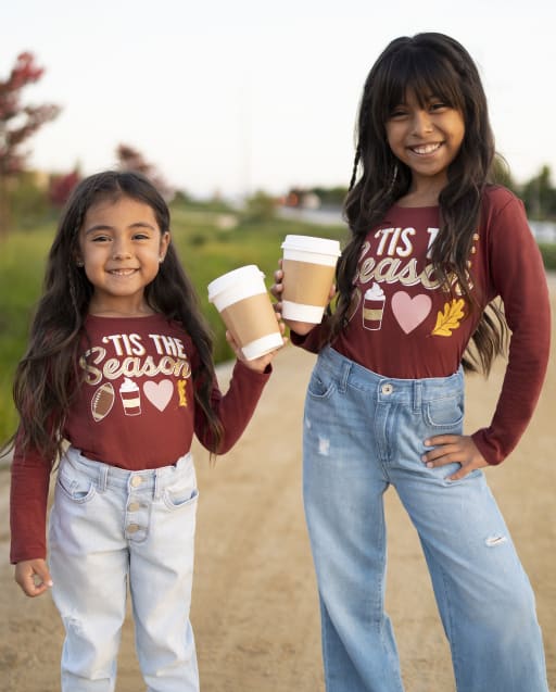 Matching Baby and Kids Graphic Tees - 'Tis The Season For Fall Collection