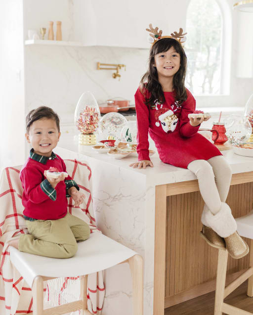 Coordinating Toddler and Kids Outfits - Reindeer Cheer Collection