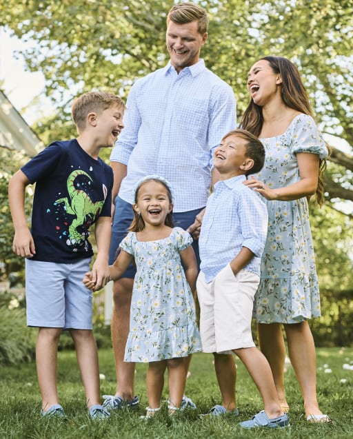 Coordinating Family Outfits - Blue Blooms Collection