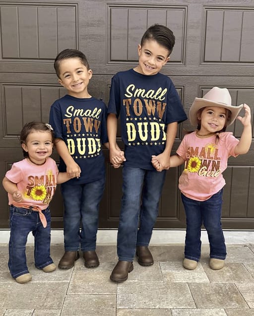 Coordinating Kids Graphic Tees - Small Town Kids Collection