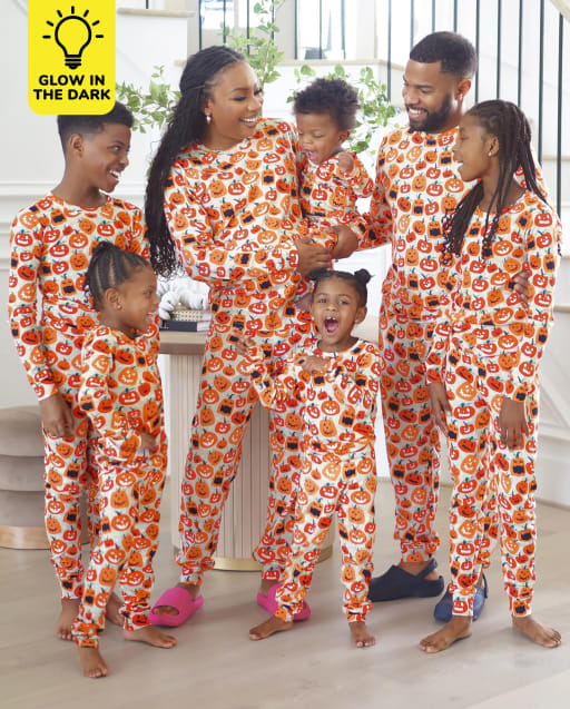 Matching Family Pajamas - Pumpkin Glow Collection