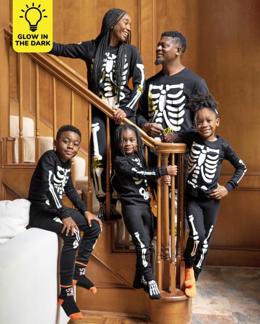 Matching Family Pajamas - Glow Skeleton Collection