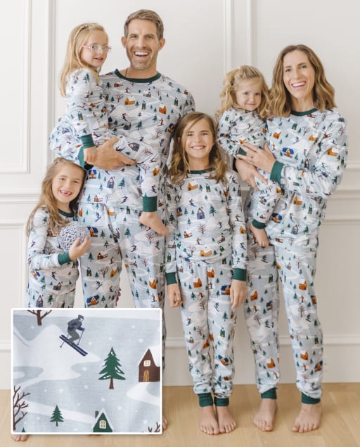 Matching Family Pajamas - Ski Lodge Collection