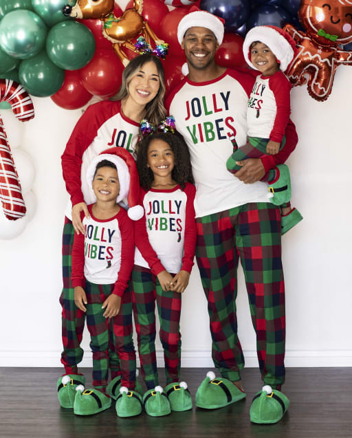 Matching Family Pajamas - Jolly Vibes Collection